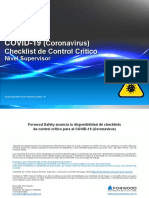 Coronavirus Checklist Supervisor Spanish - v01 PDF