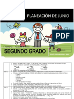 Planeacion Junio 2do Grado 2018 2019