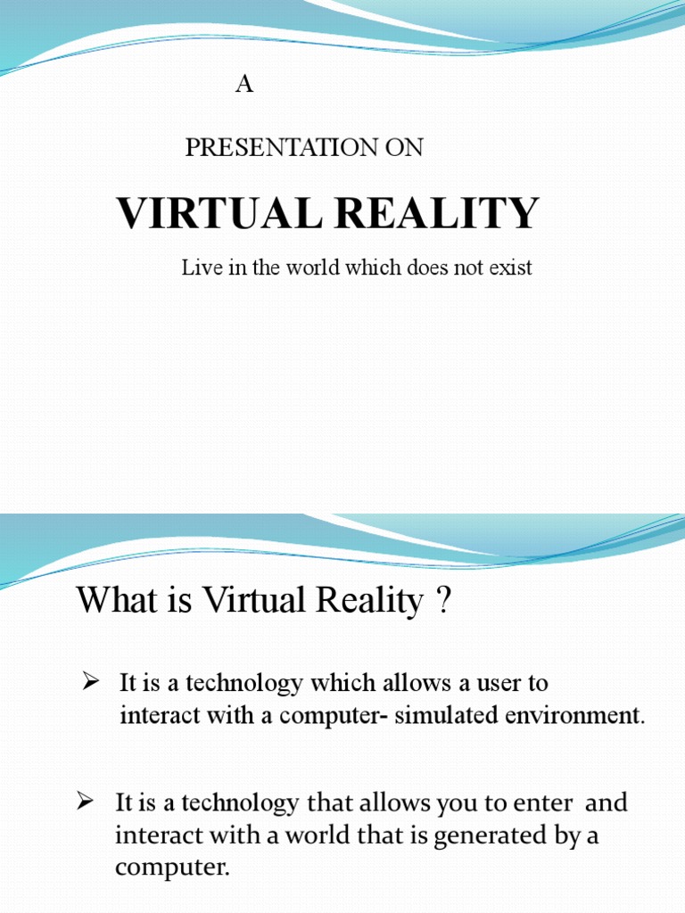 Overview of Virtual Reality Systems | PDF | Technology & Engineering