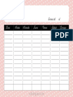 Planificador Semanal Rosa Topos PDF