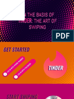 On The Basis of Tinder: The Art of Swiping