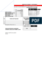 Tabla de Calificacion Propuestas Economicas