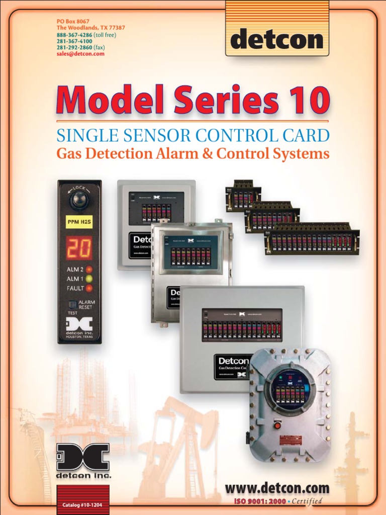 Detcon Series - 10 | PDF | Relay | Programmable Logic Controller