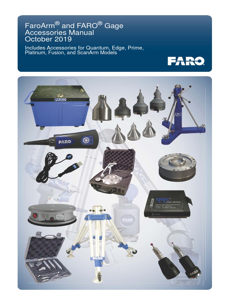 Faroarm And Faro Gage Accessories Manual October 2019 Nature