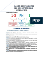 Codificacion de Estandares Basicos de Competencias Matematicas PDF