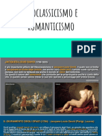 Neoclassicismo e Romanticismo - IV LICEO PDF