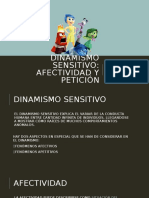 Dinamismo Sensitivo: Afectividad Y Petición: Karen Porras 10D