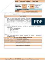 Septiembre - 1er Grado Educación Socioemocional (2019-2020)