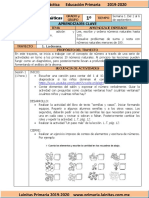 Septiembre - 1er Grado Matemáticas (2019-2020)