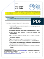 Guia de Trabajo La Carta de La Tierra PDF