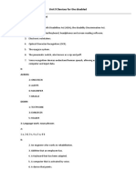 Unit 9 Devices For The Disabled PDF