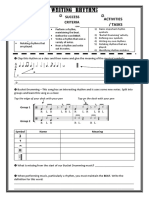 Writing Rhythms Skills