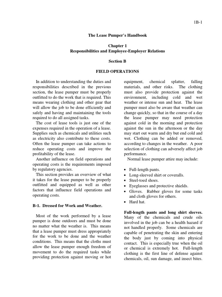 C 01.B Field Operations | PDF | Bureau Of Land Management ...