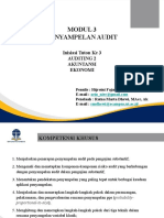 Modul 3 Penyampelan Audit