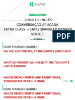 Curso de Inglês Conversação Aplicada Extra Class - Stars Spangled Banner Verse 1