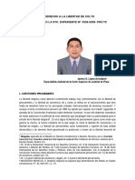 EL DERECHO A LA LIBERTAD DE CULTO - COMENTARIOS A LA STC. EXP. Nº 0256-2003- PHC/TC. POR. DR. JANNER  A. LOPEZ AVENDAÑO.