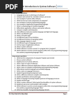 Unit 1 Introduction To System Software Short Answer Questions