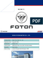 Foton Motor Co Philippines overview