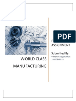 World Class Manufacturing: Final Assignment