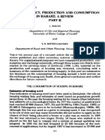 Housing policy, production, and consumption in Harare reviewed