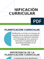 Planificación Curricular