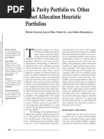 Risk Parity Portfolio vs. Other Asset Allocation Heuristic Portfolios