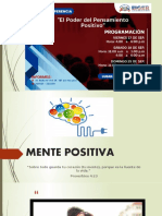 El Poder Del Pensamiento Positivo