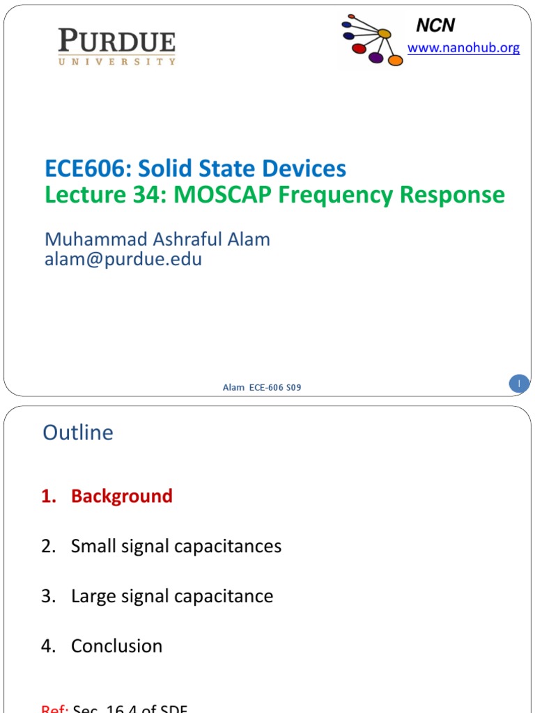 MOSCAP Frequency Response Analysis | PDF | Mosfet | Diode