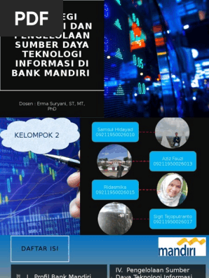 Tugas 4 Kel2 Sti Bank Mandiri Final Pdf