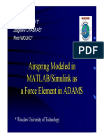 AirSpring Modeled in Matlabsimulink As A Force Element in Adams PDF