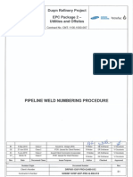 DRP001-OUF-SPE-Q-000-512 B1 Pipeline Weld Numbering Procedure