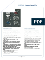 1073/500 channel amplifier EQ and specs