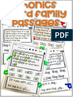 Phonics Word Family Passage
