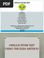 Dengue Fever Test: Arranged by