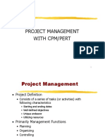Project Management With Cpm/Pert