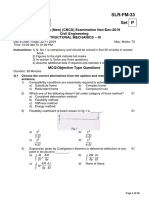 Structural Mechanics Exam Questions on Frames and Beams