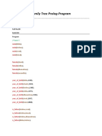 Family Tree Prolog Program: / Facts