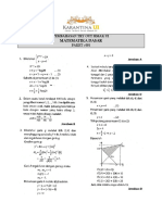 Pembahasan Try Out Simak Ui (Matematika) Paket 001