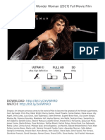 Watch Wonder Woman 2017 PDF