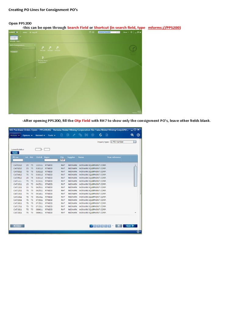 Creating PO Lines For Consignment PO PDF