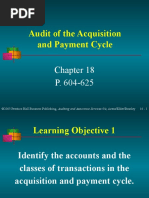 Pert VIII. Audit of The Acquisition and Payment Cycle