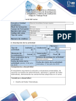 Guía de Actividades y Rubrica de Evaluacion - Fase 6 - Evaluación y Operación de La Red Telemática