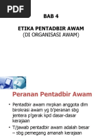 Kepentingan Integriti Dalam Perkhidmatan Awam