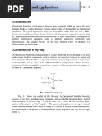 Op-Amps and Applications: Fig. 3.1: Symbol of Op-Amp