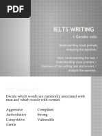 IELTS Writing 1 Gender Roles