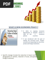 New Economic Policy LPG