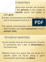 Patterns of Inheritance