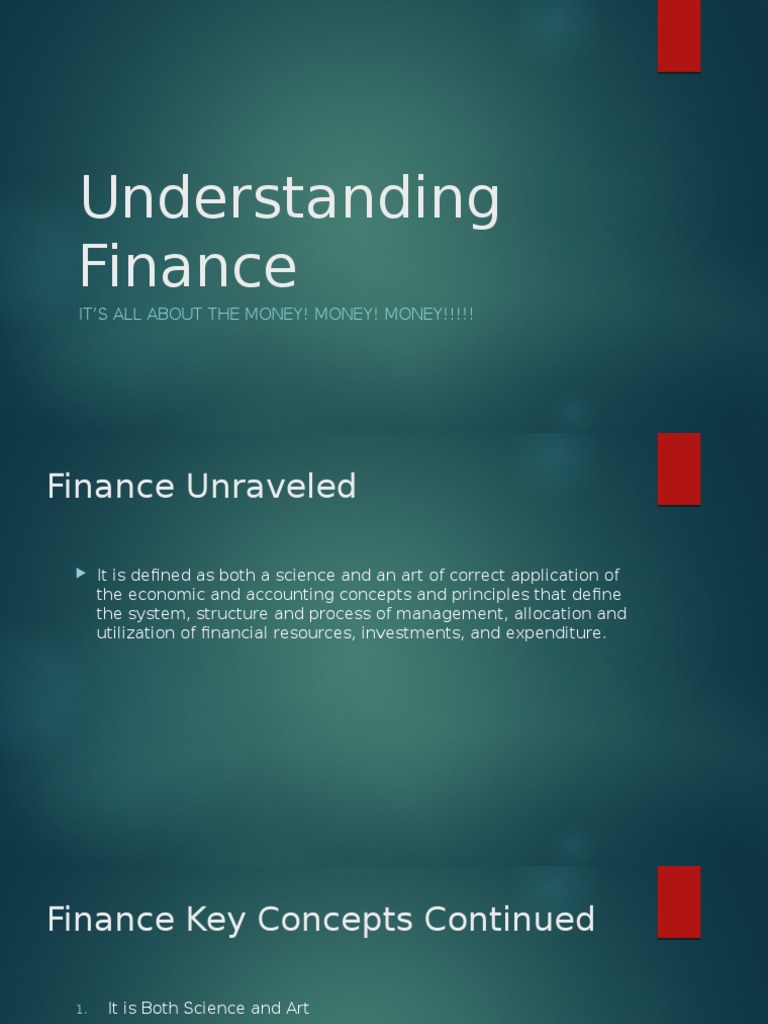 Key Concepts in Finance Explained | PDF | Resource | Accounting