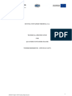 Container Crane 2DT2014 Część-3 STS Technical Specification PDF