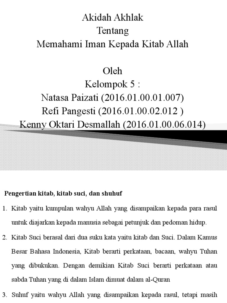 Akidah Akhlak 5 Pdf